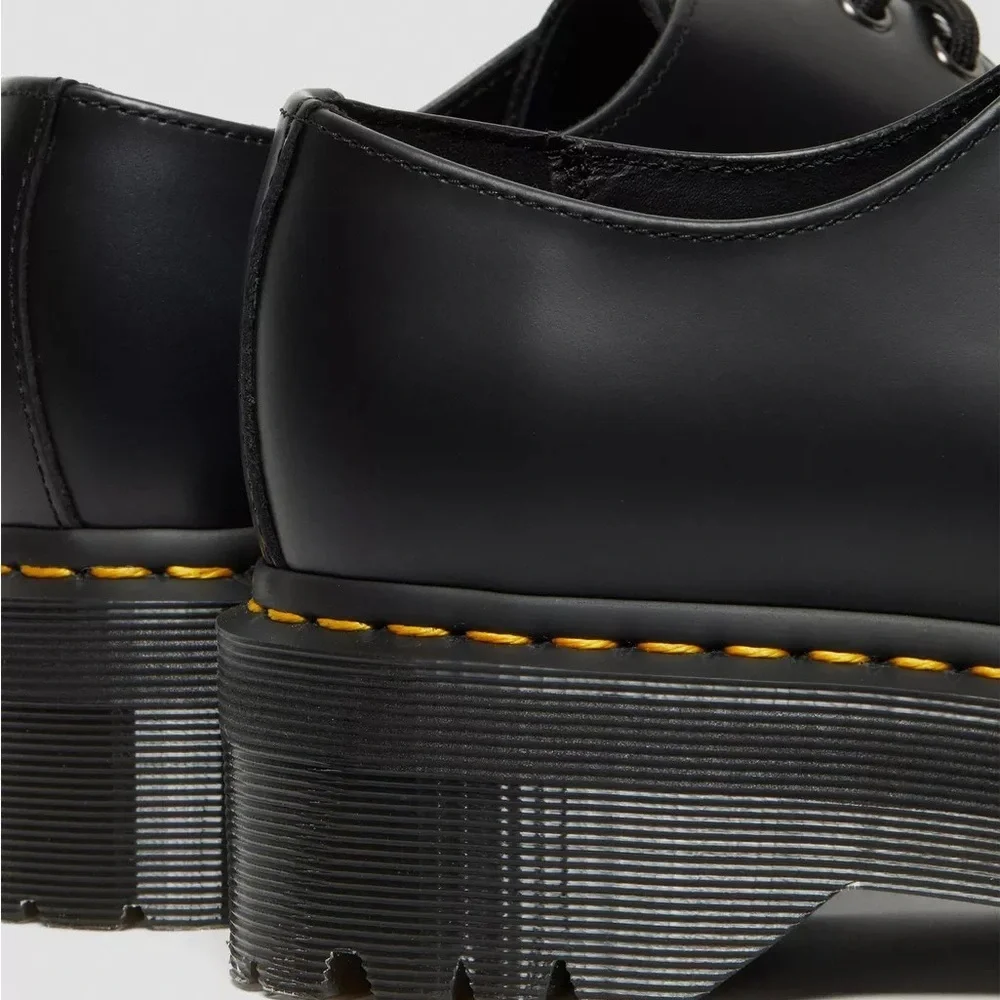 Dr. Martens 1461 Quad Smooth Leather Platform Shoes Unisex